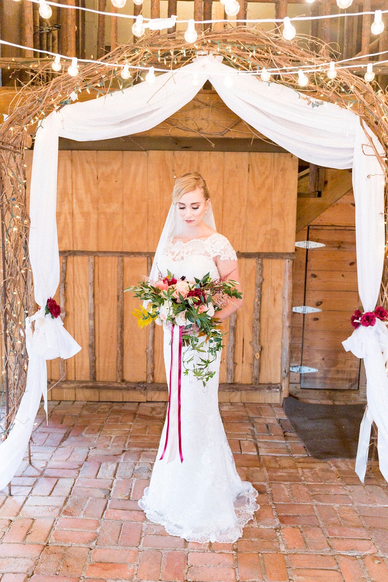 Katie Middleton Veil Drop Veil Soft Veil Bridal Veil Circle Veil Ivory Veil Wedding Veil English Net Veil Veil with Blusher