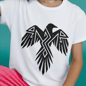 Viking Raven T-Shirt: Norse Mythology Graphic Tee