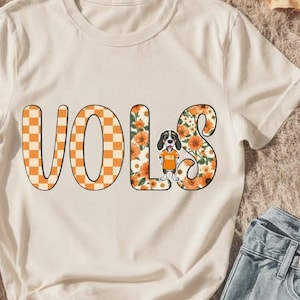 Camiseta Tennessee Gameday Vols PNG, diseño digital para el día del partido de fútbol y baloncesto, camisetas gráficas, Tennessee Vols, camiseta de los Vols