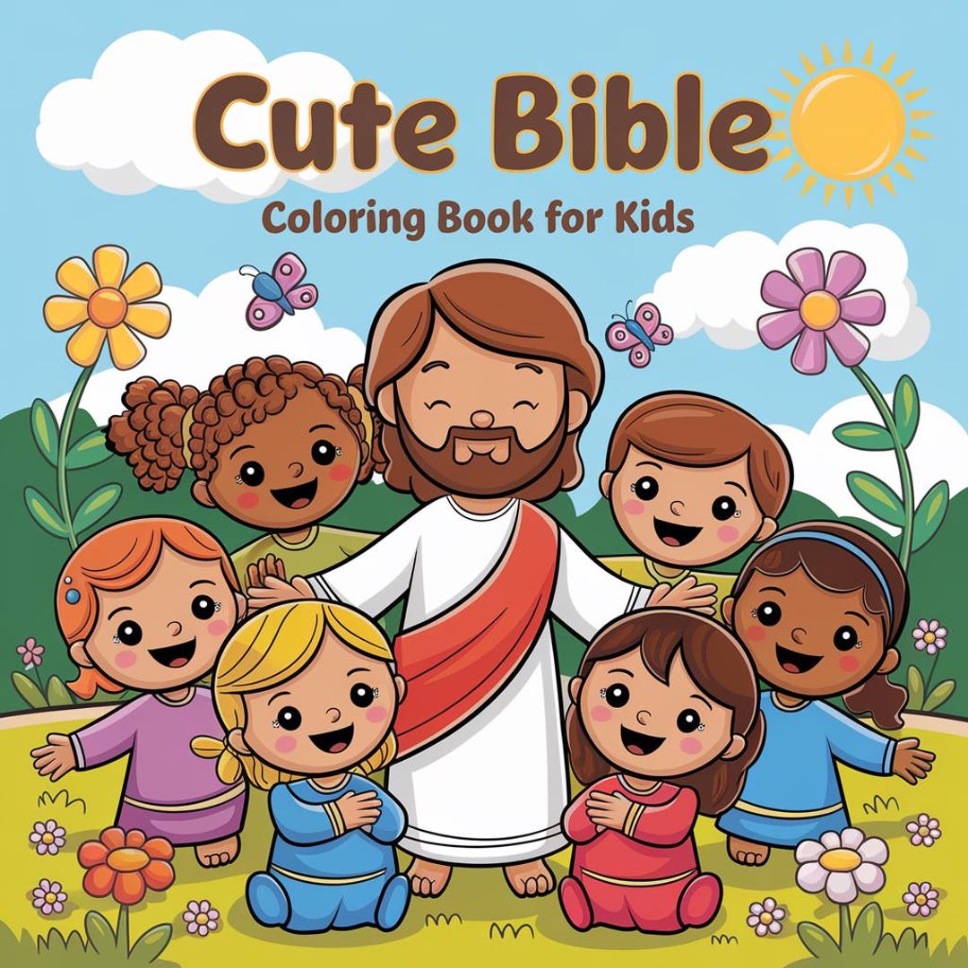 Bible Heroes Coloring Book for Kids – 110 Fun Christian Pages (digital ...