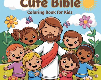Bible Heroes Coloring Book for Kids – 110 Fun Christian Pages (Digital Download)