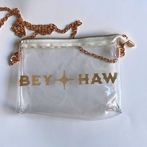 Borsa trasparente da stadio BEYHAW: la borsa perfetta per il Cowboy Carter Tour!