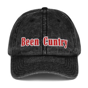 Been Country ディストレストキャップ - ヴィンテージスタイル、調節可能なダッドハット