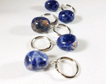 Sodalite Pet Charm, Healing Stone, Collar Charm, Therapeutic Gemstones, Pet Charm Jewels