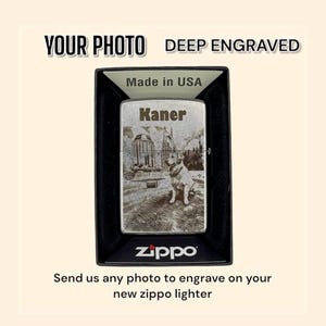 Photo Engraved Zippo Lighter: Personalized Keepsake Gift