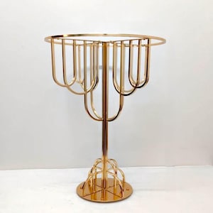2 Pcs/Order | 32-Inch Tall Gold Flower Stand | Elegant Wedding & Party Centerpiece Decoration