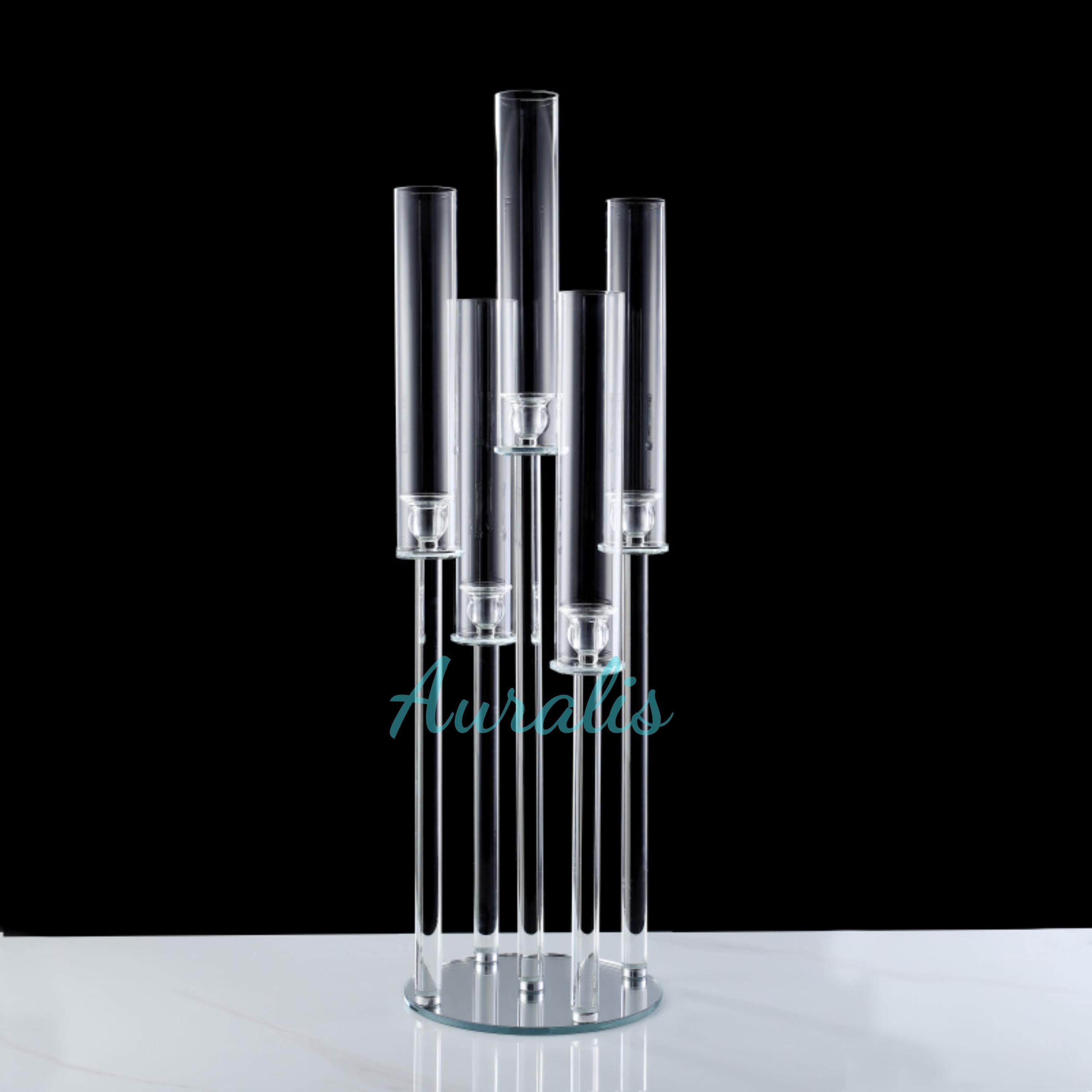 Tall Glass Vase 36 - Etsy