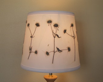 Handmade botanical fall lampshade (#4)
