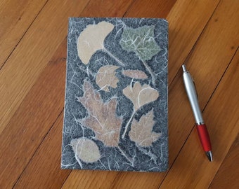 Botanical inspired notebook. One-of-a-kind gardener journal (#17)