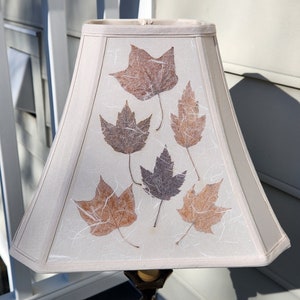 Royal bell fall lamp shade. Autumn maple leaf lampshade (#96)