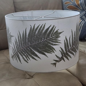 The nature lover lampshade. Real dried flowers hanging extra large lamp shade (#111)