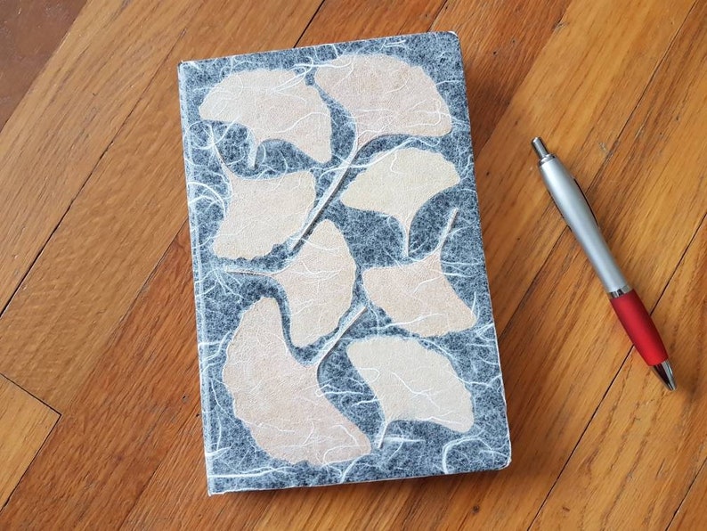 Pressed Flower Art Journal Ruled Notebook Dried Flower Journal