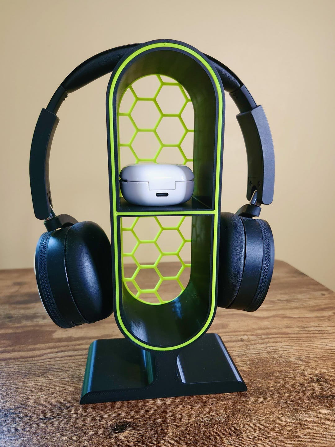 3D Printed Headphone Stand With Storage | Gaming Headphone Holder for ...
