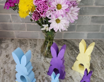 Colorful Easter Bunny Decorations – 3D Printed Holiday Decor in Spring Colors