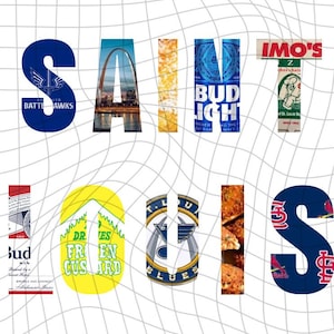 St. Louis PNG | transparenten Hintergrund • fertig zum Drucken • perfekt für das Personalisieren von Kleidung • Missouri • Wandkunst • Clip Art