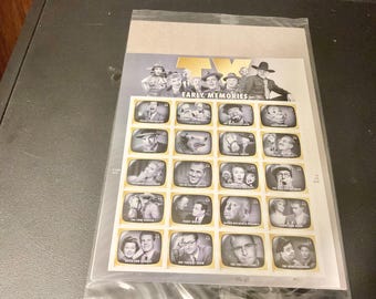 2008 USPS Sheet of 20 Early Memories Postage Stamps
