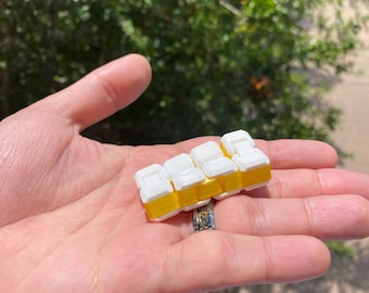 Cubo antiestresse infinito impresso em 3D: brinquedo sensorial de bolso