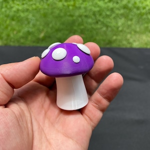 Clicker Fidget Printed Stress Relief Toy Fidget Gift Key Clicker Mushroom Toy Minimalist Design