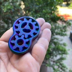 Fidget Gear - 3D Printed Handheld Pocket Size Toy, Stress Relief Gift, Portable Sensory Tool Sensory Toy for Autism
