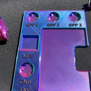 3d Printed MTG Commander Tray, BoardGame Piece, Commander, Magic the Gathering, Organizer MTG