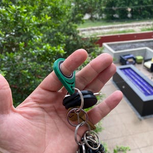 Mini portachiavi Fidget Karambit stampato in 3D: giocattolo antistress