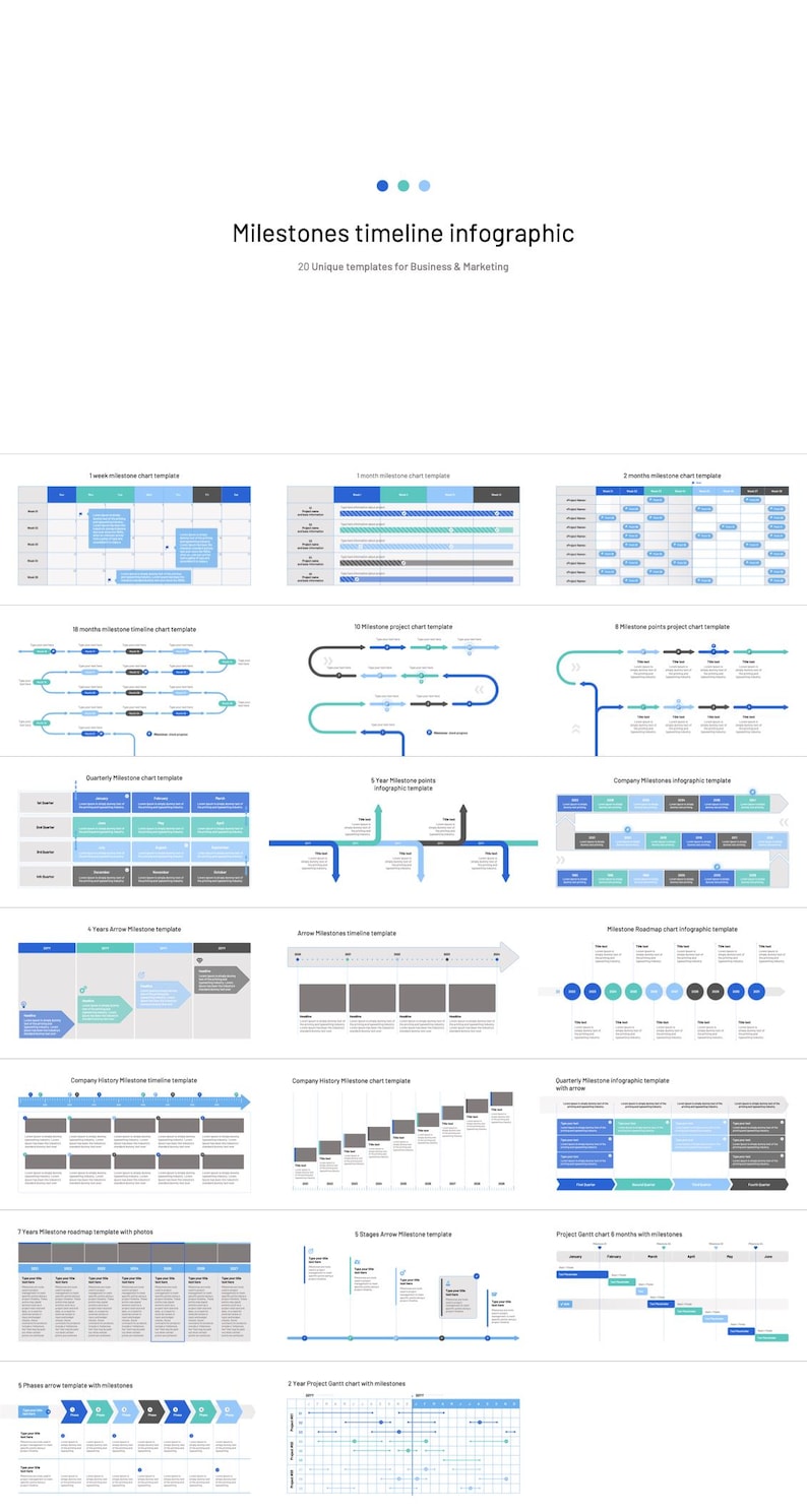 70-page Business Diagram PPT Template | Flowchart, Stakeholder Analysis ...