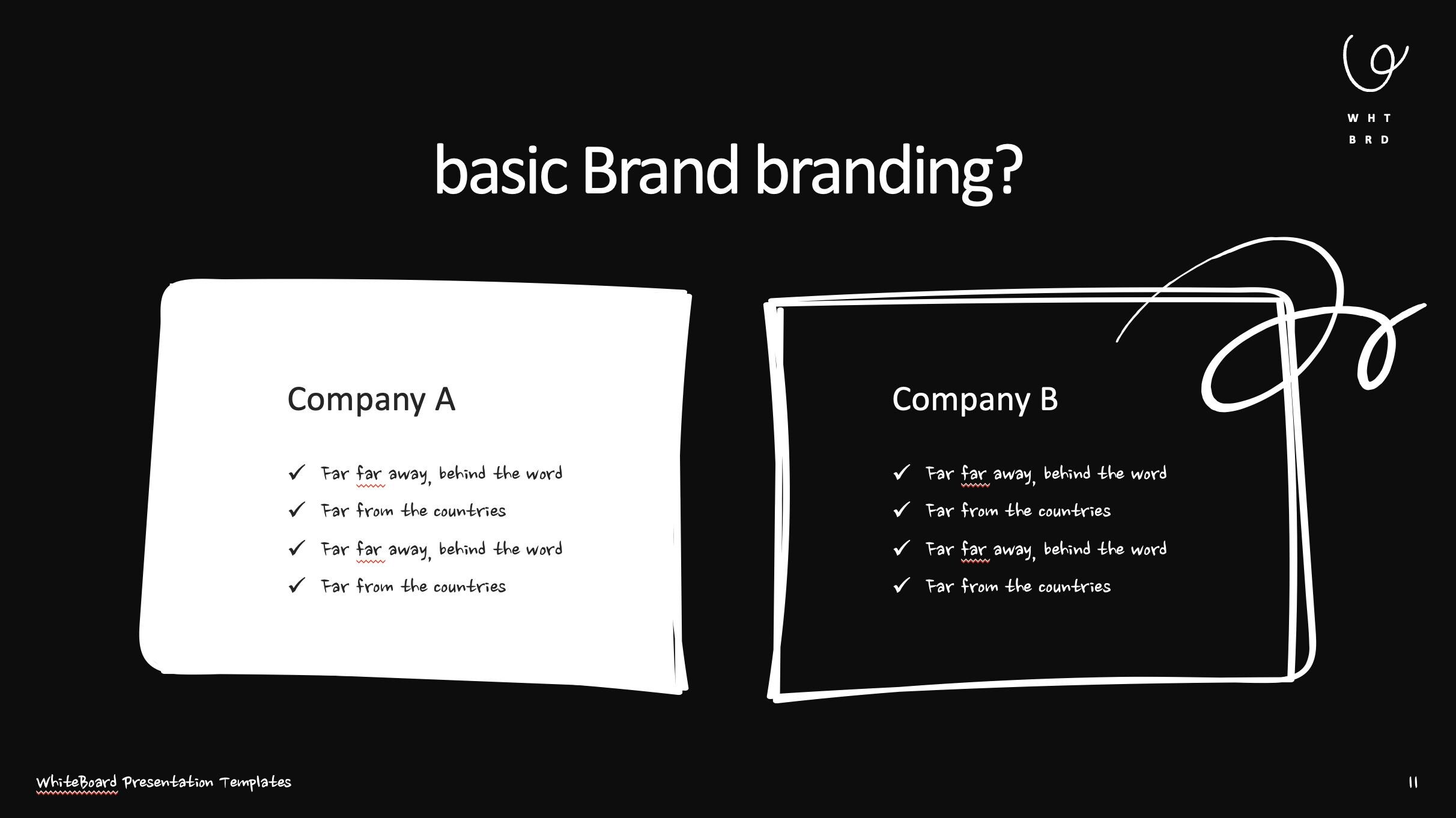 Hand-drawn Doodle Powerpoint Template | Black & White Set | 30 Slides ...
