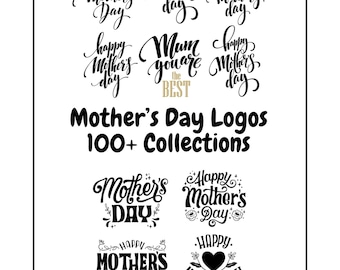 Mother’s Day Quote Logo Bundle | 100+ Minimalist AI Designs for T-Shirts, Cards & Prints
