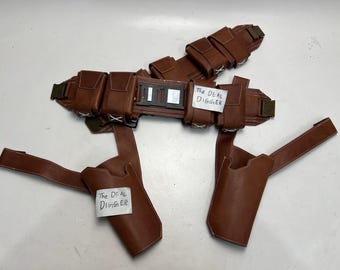 Bo-Katan Kryze Inspired Cosplay Belt Set | Mandalorian Cosplay Utility Belt Accessories