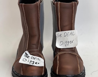 Handgefertigte Mandalorian Cosplay Lederstiefel | Star Wars Kostüm
