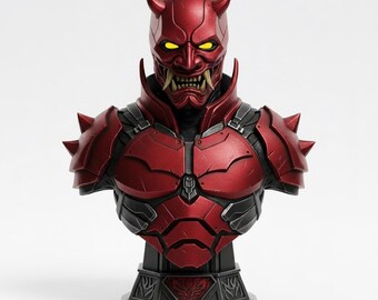 Oni-redhood bust stl file