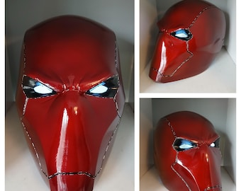 Redhood finished OR Raw Outlaw variant, 3D Printed Cosplay Helmet - Custom Sized