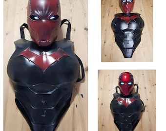 Redhood cosplay bundle / finished weathered / Battle Damaged / Outlaw / Custom Sized + 2 items