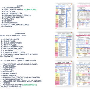 Dental Hygiene Study Cheat Sheet Dental Hygienist Student Gift Quick Reference Guide Dental Digital Download RDH Dental Hygiene Board Review image 6