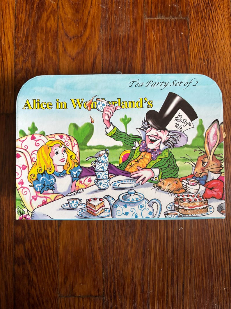 Alice in Wonderland Tea Party Set - Etsy