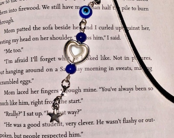 Beaded Bookmark, Dangle Charm Bookmark, Cute Book Gift, Book Lover Gift, Cute Bookish Gifts Bookmark Charm