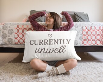 Currently Unwell Quote PNG SVG Bundle | Mental Health Humor Design