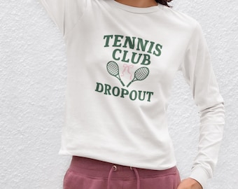 Tennis Club Dropout Coquette PNG | Digital Download | Clip Art | Trendy PNG