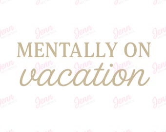 Psychisch im Urlaub PNG SVG Bundle | Sommer Shirt Design (Digitaler Download)