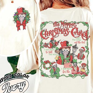 Disney The Muppet Christmas Carol Gonzo and Rizzo Couple T-Shirt, Disney Christmas Matching Family Gift, Light The Lamp Not The Rat T-Shirt