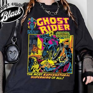 T-shirt Collector Technics Vs Ghost Rider - Taille S - Coton - Édition Limitée