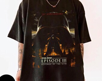 Star Wars Episode 3 Revenge of the Jedi 2026 Darth Vader Vintage T-shirt, Disney Hollywood Studios Trip, Galaxy's Edge Tee, Star Wars Day