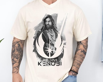 Star Wars Jedi Obi-wan Kenobi Lightsaber Vintage T-Shirt, Disney Hollywood Studios Trip, Galaxy's Edge Tee, Star Wars Revenge Of The Sith