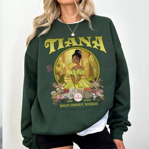 Disney Princess and The Frog Princess Tiana Floral T-Shirt, Disney Princess Tiana Shirt, Disneyland Tiana&#39;s Bayou Adventure Shirt, WDW Tee