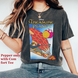 Disney Treasure Planet Jim Hawkins Solar Surfer poster shirt, Disneyland familievakantie shirt, bijpassende verjaardagscadeaus Disney, Morph shirt