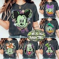 Comfort Colors\u00ae Retro Zombie Mickey Minnie Balloons Halloween Couple Shirt, Disney Spooky Season Shirt, Halloween Family Trip Shirts 2026