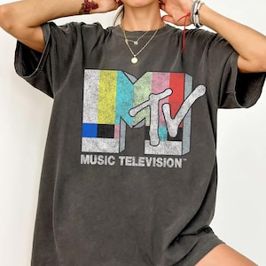90s MTV Tシャツ MTV 90s Classic Shows Shirt - Mens Logo Shirt - I Want My