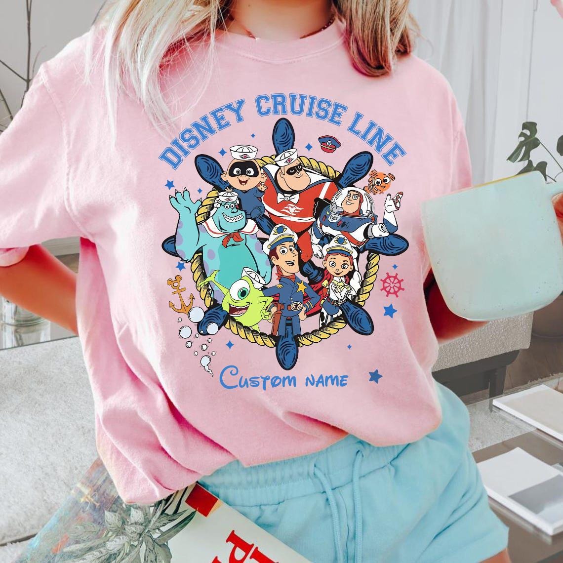 ディズニークルーズライン ピクサーキャラクターTシャツ（カスタム