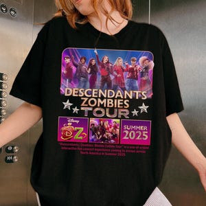 Descendants Zombies Worlds Tour 2025 Matching Shirt, Disney Summerfest Tour 2025 Tee, Zombies Tour Summer Music Festival, Rise Of Red Shirt