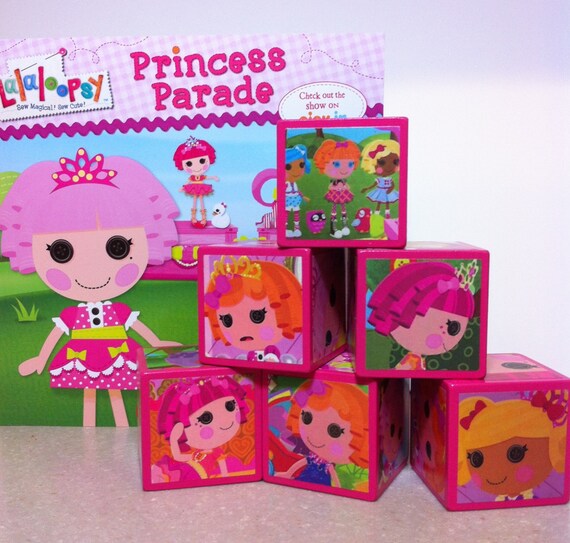 Items similar to Lalaloopsy Building Blocks SET OF 6 on Etsy